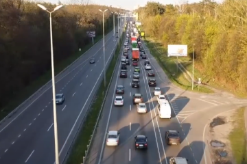 Ограничение движения транспорта в Полтаве