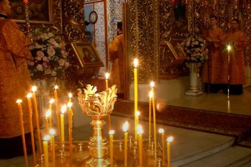 церковь, религия, храм, свечи