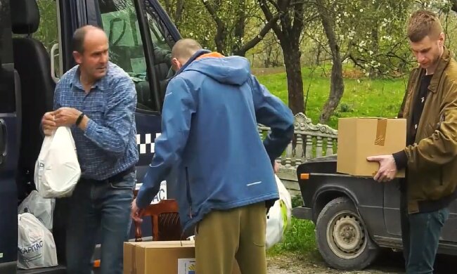 Гуманитарная помощь для пенсионеров во Львовской области