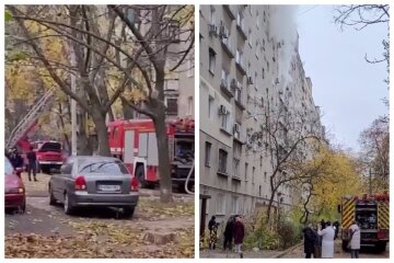 Пожежа в багатоповерхівці Одеси, кадри НП: "люди кричать, що будуть стрибати з вікна"