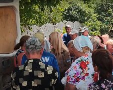 Гуманитарная помощь для пенсионеров в Харьковской области
