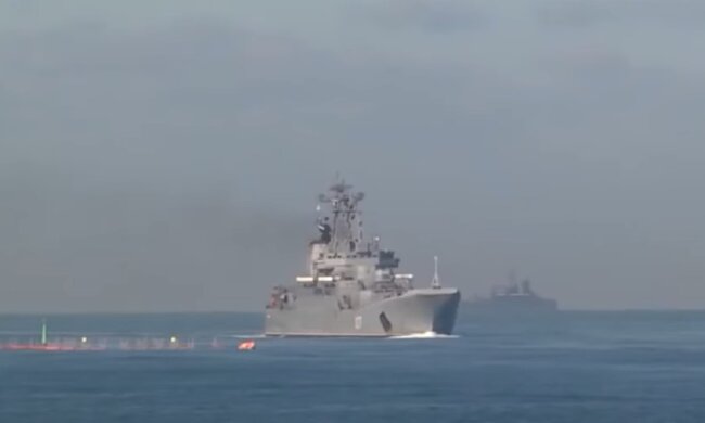 Чорне море, російський корабель