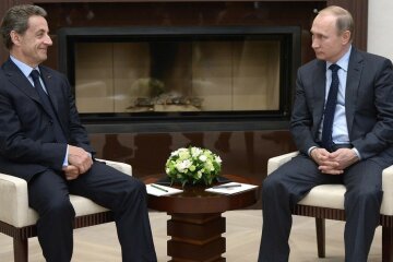 Саркози Путин