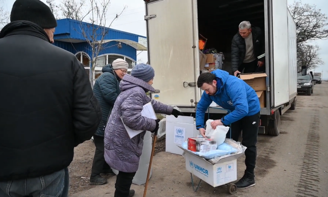 Безкоштовні продукти для ВПО та пенсіонерів у Дніпрі: