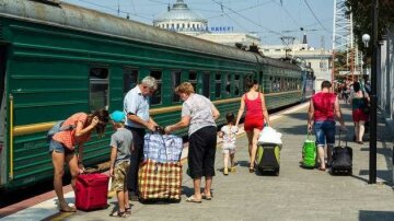 отпуск, поезд, вокзал