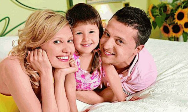 владимир зеленский с женой и дочерью