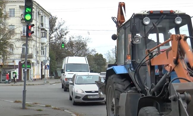Ограничение движения транспорта в Хмельницком