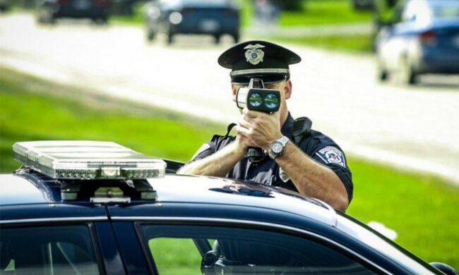 полиция, скорость на дороге, авто