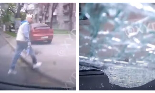 В Одессе произошла жуткая авария, авто отбросило на пешехода: момент попал на видео