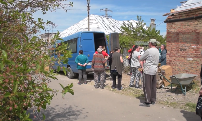 Гуманітарна допомога для пенсіонерів у Харкові