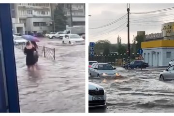 Залило водой: непогода наделала беды в  Симферополе, жуткие кадры