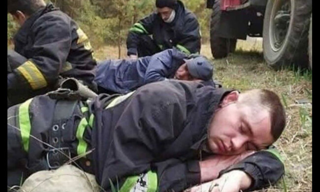«Вони врятували нас»: українці вклонилися перед хлопцями, що гасили пожежу у Чорнобилі, фото героїв