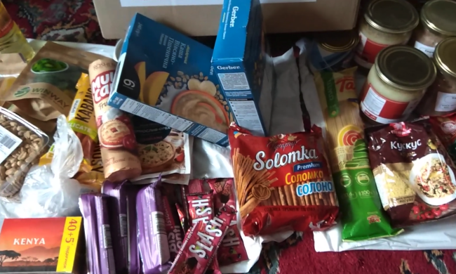 Безкоштовні продукти для ВПО та пенсіонерів в Запорізькій області