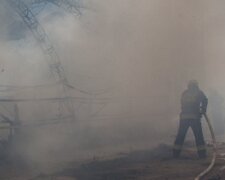 ЧП на Рождество в Киеве: огонь полностью охватил кафе, кадры бедствия