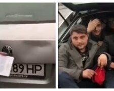 На Закарпатье остановили "автомобиль-рукавичку", видео: "внутри было 12 мужчин"