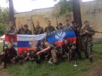 Обстрел боевиков