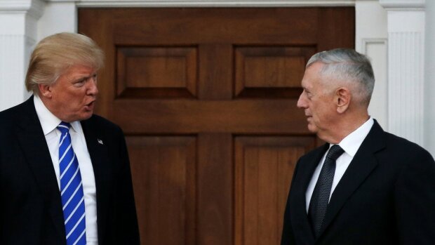 Дональд Трамп, Джеймс Мэттис