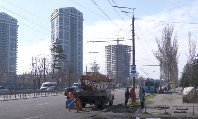 обмеження руху у Дніпрі