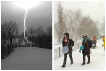 Грім і блискавки посеред зими: українці побачили аномальну погоду і зняли все на відео