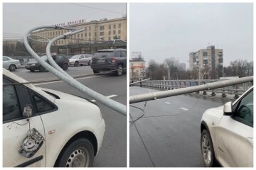 Шулявський міст знову "втомився" після дорогого ремонту, рух паралізовано: "стовпи впали вниз і..."