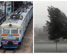 Непогода парализовала движение одесских поездов: оборвана контактная сеть
