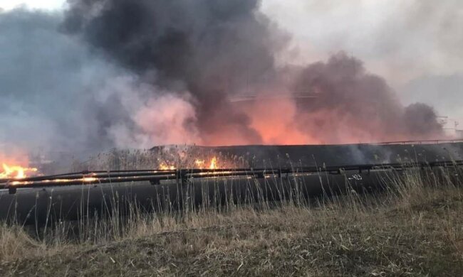 Пожежа, Луганська область