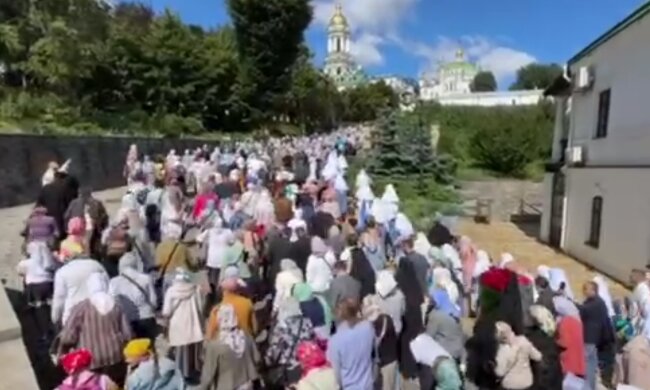 церковный праздник, крестный ход, киев, лавра, молитва