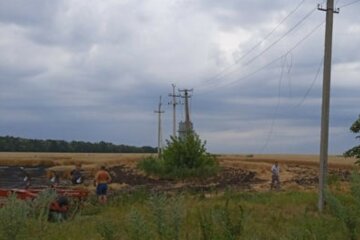 Масштабна пожежа знищила урожай на Харківщині: фото з місця НП