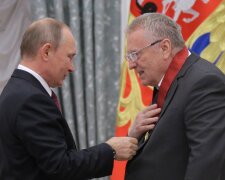 Владимир Жириновский и Владимир Путин