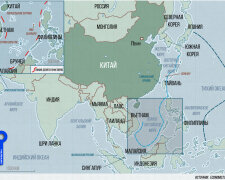 Китай Карта Южно-Китайское Море