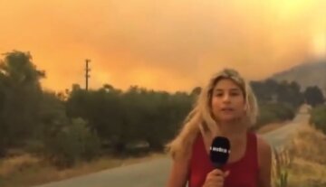 Лісові пожежі у Греції