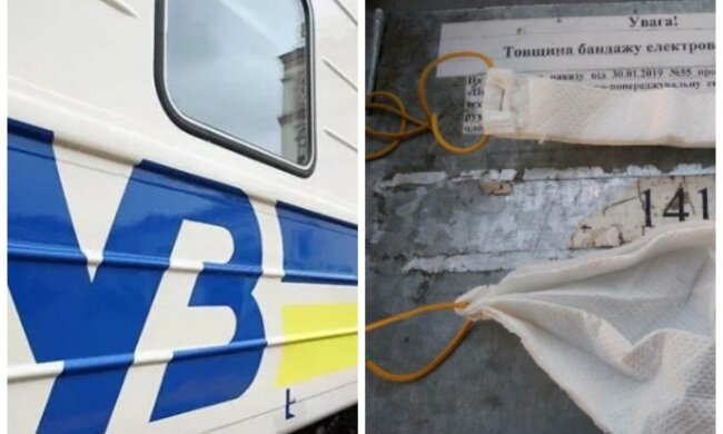 Скандал у розпал епідемії: "Укрзалізниця" видала своїм співробітникам маски з серветок, фото