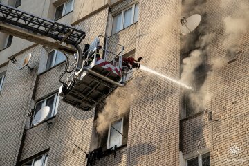 пожар в жилой многоэтажке