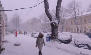 снег в Одессе