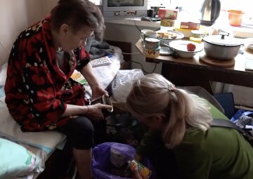 Гуманитарная помощь для пенсионеров в Кировоградской области