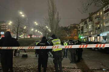 Тело человека нашли в мусорном баке в центре Киева: фото с места ЧП