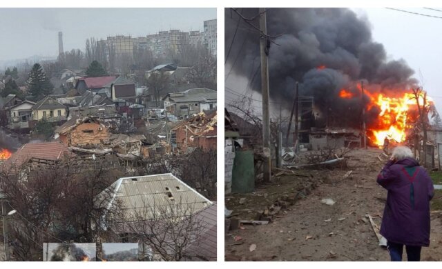 Путинская армия ударила ракетами по частным домам в Днепре, над городом поднимается черный дым: кадры с места