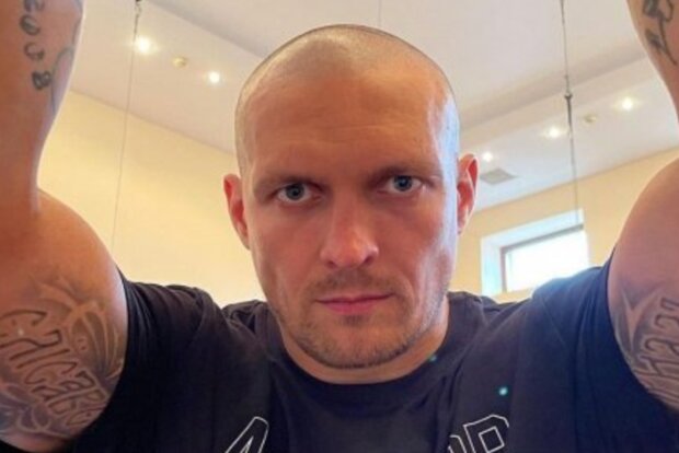 Олександр Усик підкорив брутальним виглядом на тренуванні, кадри: