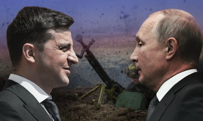 зеленский, путин