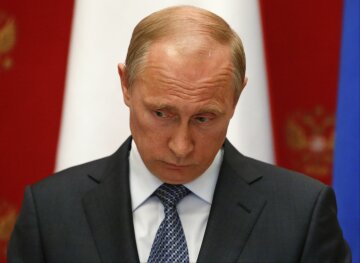 Грустный Путин