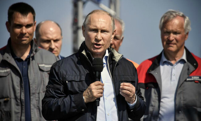 путин, крымский мост
