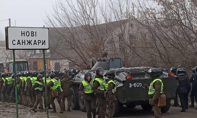 эвакуация, бунт