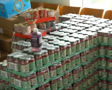 Безкоштовні продукти для ВПО в Запоріжжі