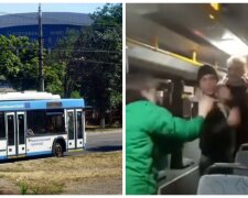 Четверо хлопців побили пасажира тролейбуса через маску: заміс потрапив на відео