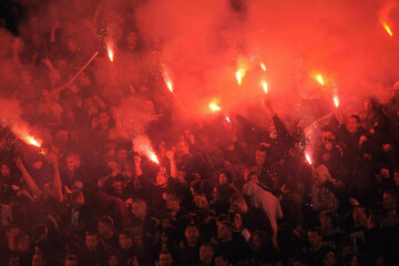 Фанаты футбольные