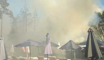 пожар в загородном комплексе под Киевом