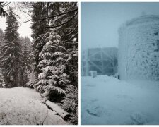 Лютий мороз зі снігом нагрянули в Карпати, все кругом білим біло: барвисті фото зимових гір