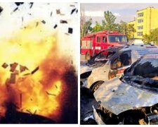 Вибух прогримів на Одещині, пожежа знищила будинок і автомобілі: відео НП