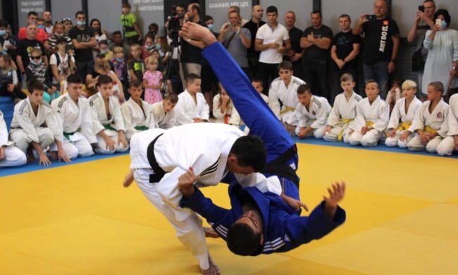 На Солом’янці урочисто відкрили нову дитячу залу дзюдо