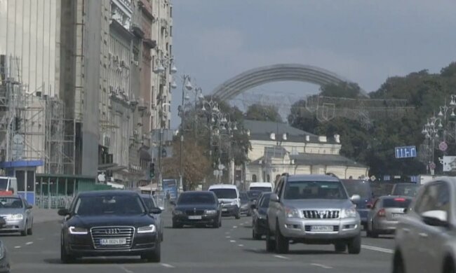 Обмеження руху транспорту в Києві